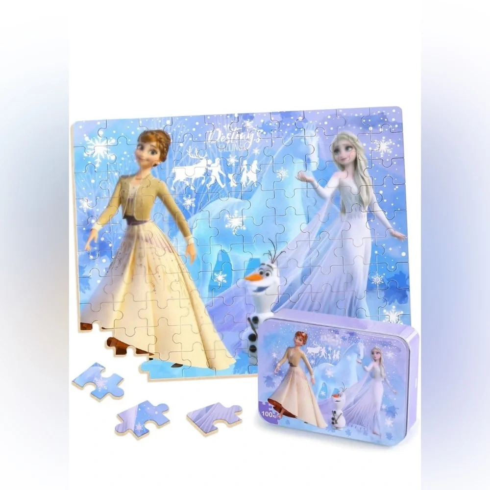 Disney Frozen Puzzle Set Bundle of Two